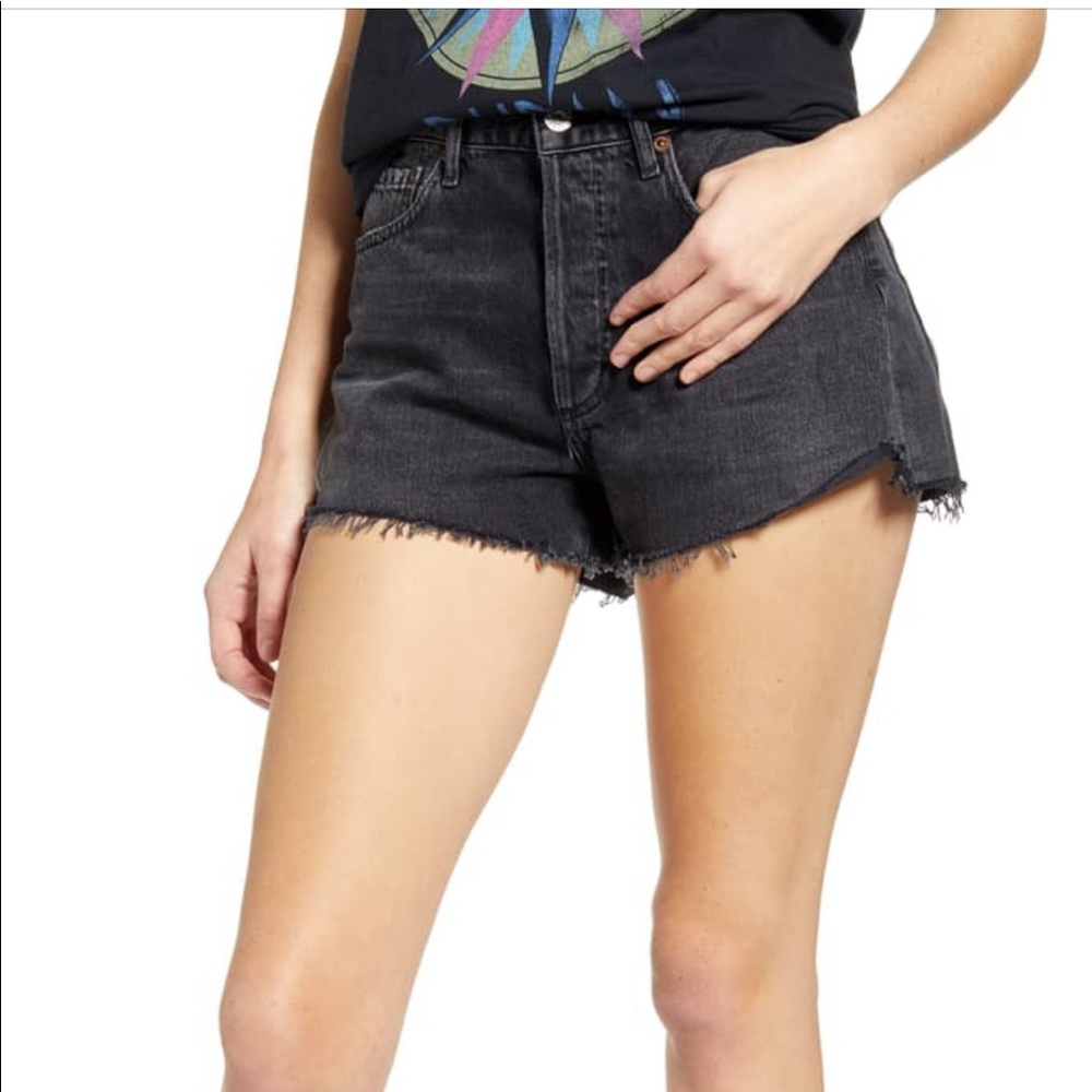 Agolde Parker Vintage Cutoff shorts in Crash